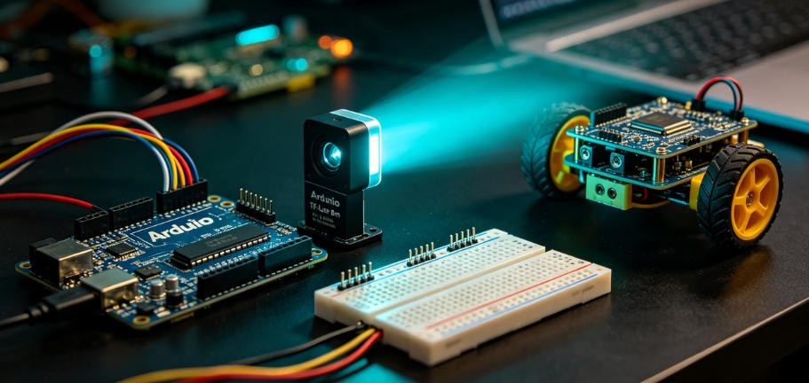 Arduino Lidar Projects and Sensors : Benewake TF-Luna 8m Guide
