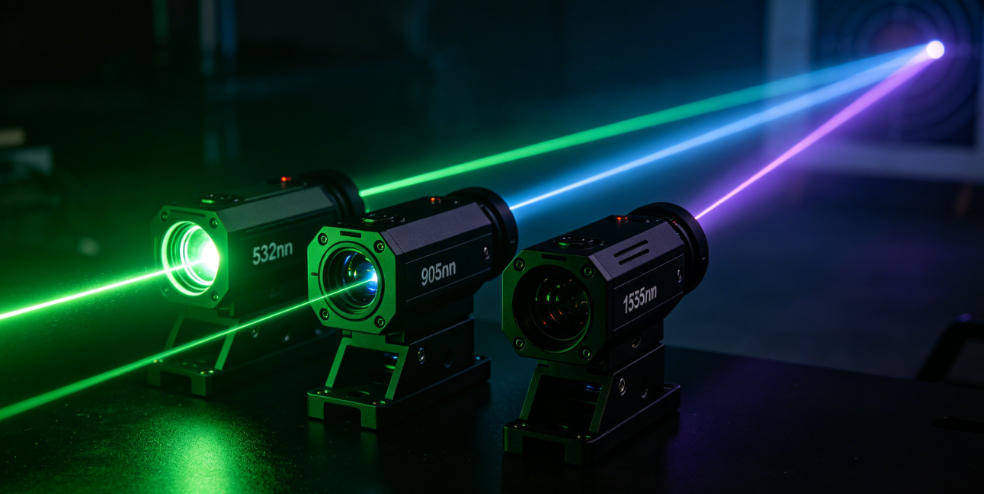 Laser Wavelength Comparison: 905nm vs 1535nm vs 532nm Guide