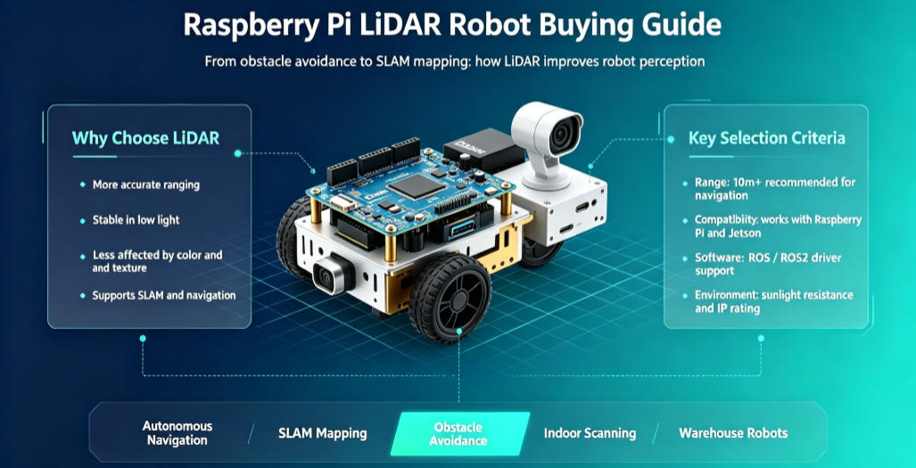 Raspberry Pi LiDAR Projects: Best LiDAR Sensor for DIY Robots