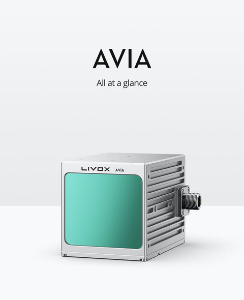 DJI Livox Avia Lidar Applicable to Electric Power, Forestry, Pan-mapping, Smart City Self-driving Robots