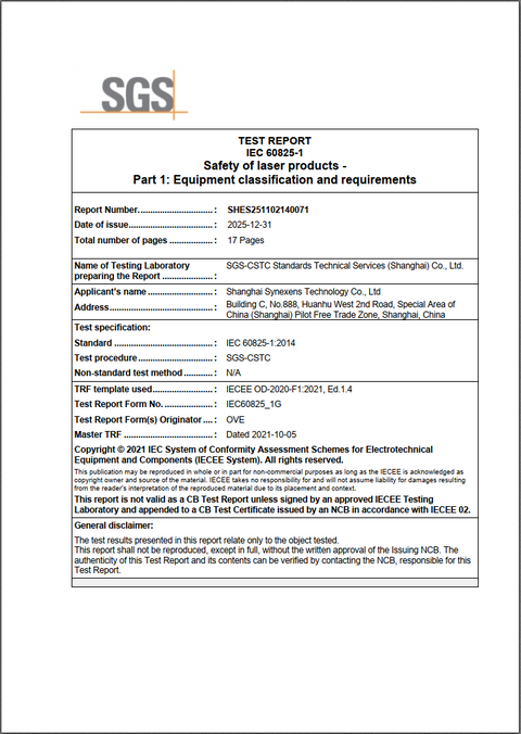 Synexens Industrial Outdoor 10m TOF Sensor Depth 3D camera Rangefinder-CS40Pro