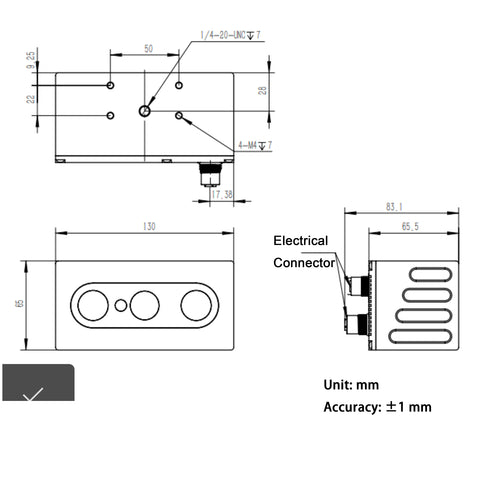 Zhisensor D330 Series Industrial 3D Depth Camera – High Precision, Stereo Vision, RGB & Infrared, GigE Interface