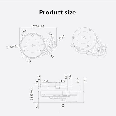 Roborock  LDS01RR TOF lidar navigation obstacle avoidance ROS and Special lidar for Cleaning robot Sweeping robot Roborock