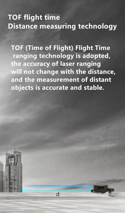 YDLIDAR TX8 EAI 8m 4K can be outdoor using anti-glare TOF laser radar small size high-performance