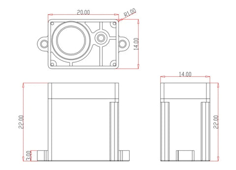 30 m Infrared invisible lidar Sensor Ranging Module Uart Industrial-grade high-frequency high-speed single-line lidar sensor