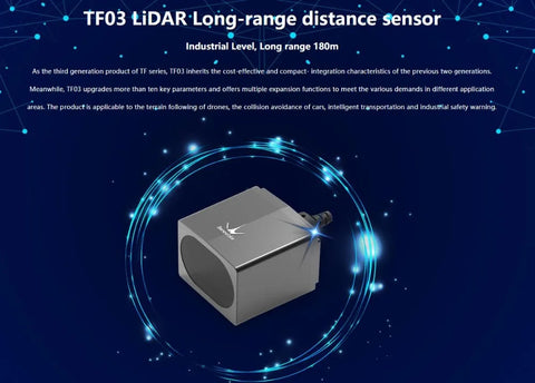Benewake TF03-180 vehicle collision avoidance LiDAR