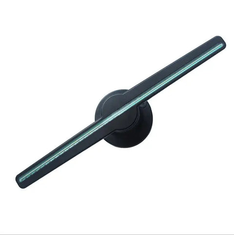 3D Hologram Advertising Display LED Fan Holographic Imaging 3D Naked Eye LED Fan Light LED Moving Head Light Holiday Decoration