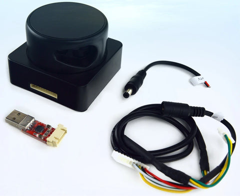 TOF Faselase 360 degree bee's eye 10 meters lidar scanner sensor range scanning obstacle avoidance navigation