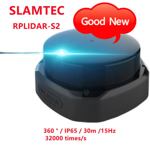 SLAMTEC RPLIDAR S2 360° LiDAR sensor for robotics and obstacle avoidance