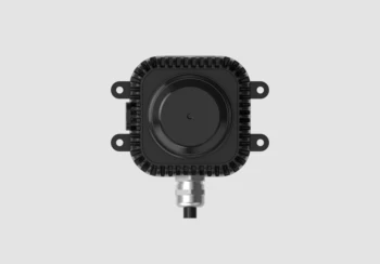 LSS-40S LiDAR sensor mounted on an AGV for real-time obstacle avoidance and SLAM mapping.
