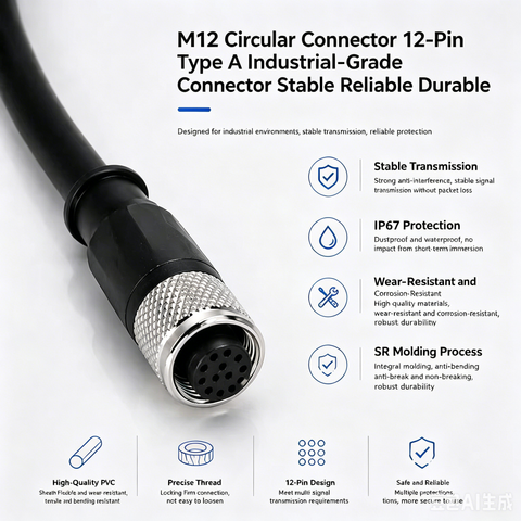 Mid360 , Mid-360S, Tele-15, HAP  Lidar M12 Aviation Connector