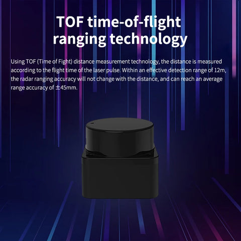 LDROBOT STL-06P lidar outdoor Light resistance 60Klx 5000Hz 12m 360° Scanning support ROS1 and ROS2  (replaces LD06 lidar)