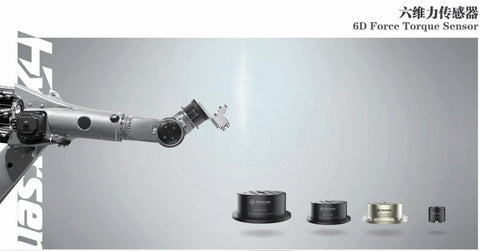 HPS-FT060E  6D Six - dimensional force sensor/six - axis force torque sensor/machine manpower control grinding assembly HYPERSEN