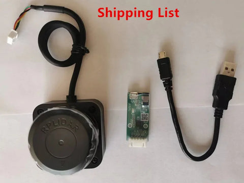 RPLIDAR C1 2D LiDAR with 5kHz sampling rate for precise object detection