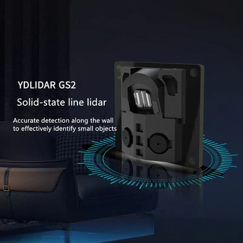 sweeper robot obstacle avoidance line lidar module EAI YDLIDAR GS2 solid state line laser radar ranging sensor module