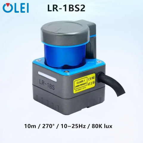 AGV Trolley Logistics Vehicle Obstacle Avoidance Sensor Area Detection and Protection Olei 10m 25Hz lidar 2D Ranging Scan Radar