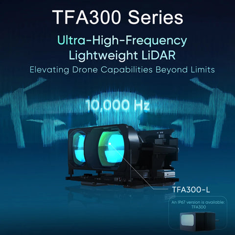 TFA300 Lightweight LiDAR Rangefinder for Drones by Benewake