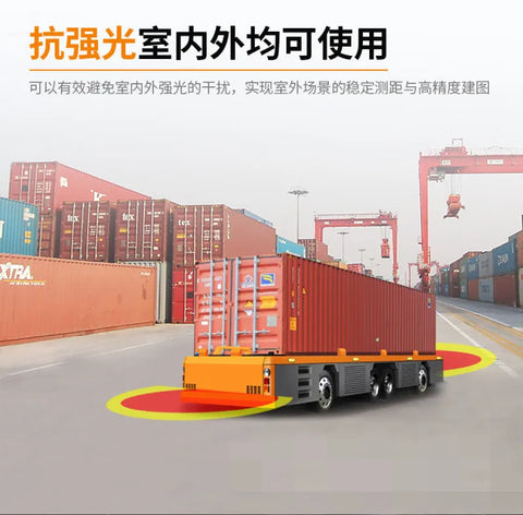 30m 40m 50m LiDAR navigation obstacle avoidance scanner AGV car obstacle avoidance path planning Industrial grade LiDAR