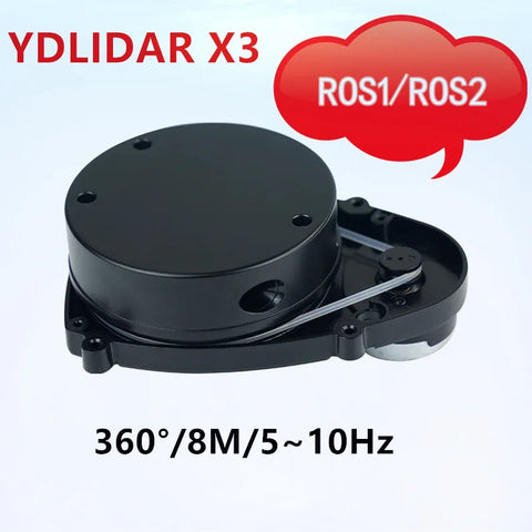 EAI YDLIDAR X3 and YDLIDAR X3 Pro  Lidar TOF 360 degree Scanning Ranging Sensor 8m for ROS Robotics support ROS1 ROS2