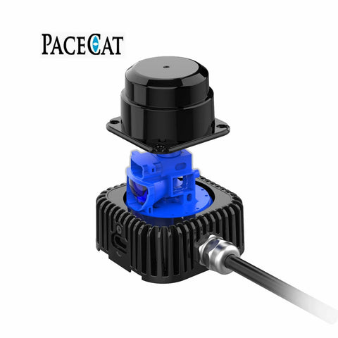 Pacecat 40 meters 360 degree lidar scanning ranging Ethernet Interface sensor AVG 16K measurement frequency LDS-U50C-S