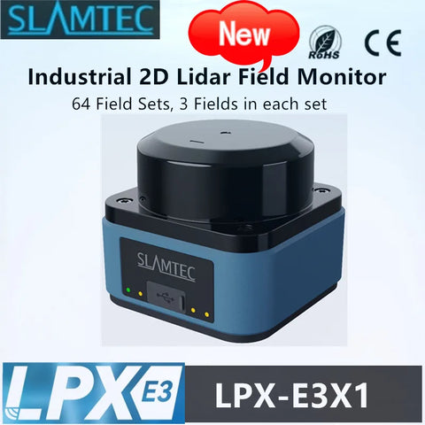 High-performance LPX-E3P 2D LiDAR with 6m range and 64 field sets
