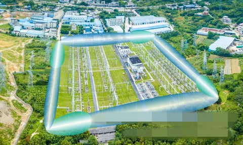 500 meter range intrusion detection microwave fence millimeter wave radar replaces electronic fence perimeter security radar