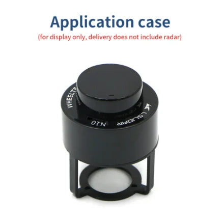 N10 and N10P lidar support bottom circular support carbon steel black spray surface