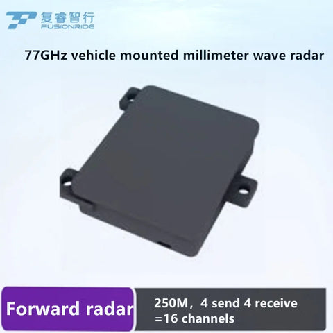 millimeter wave radar 4D forward radar 250 meters 77GHz 120 ° forward obstacle avoidance warning for commercial vehicles, robots