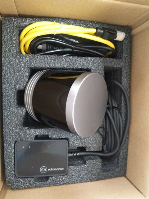 autonomous driving robots environment perception and mapping RoboSense RS-Helios-16P 3D lidar sensor16-beam miniature LiDAR