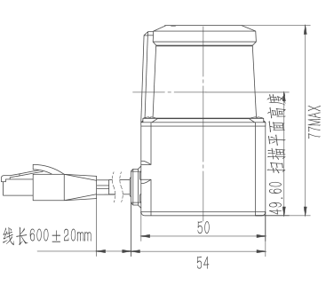 C200 25 meters TOF LiDAR sensor for indoor and outdoor AGV intelligent car obstacle avoidance radar
