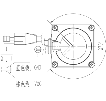 C200 25 meters TOF LiDAR sensor for indoor and outdoor AGV intelligent car obstacle avoidance radar
