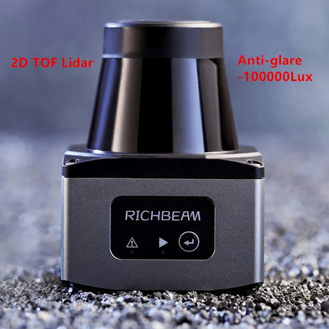 for mapping and AGV obstacle avoidance Anti glare RICHBEAM LakiBeam1 laser radar 25m 5-30Hz Industry-grade 2D LiDAR sensor