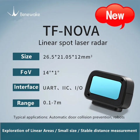 TF-NOVA Linear Spot Laser Rangefinder – 0.1–7m Detection