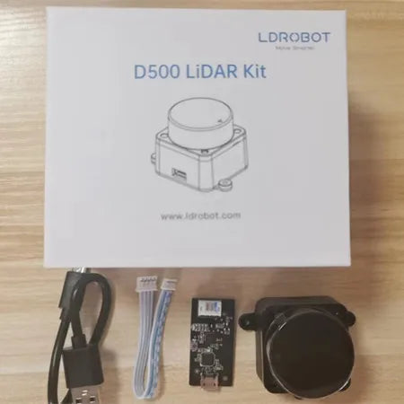 LDROBOT D500 lidar kit TOF laser Radar Lidar Scanner 360° 30000Lux support ROS1 ROS2 for Indoor and outdoor replace D300 kit