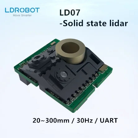 LDROBOT LD07 Solid state line lidar sensor 30~300mm ranging  obstacle avoidance navigation sensing module