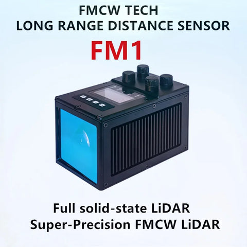 FM1 Full solid-state LiDAR 120meters long range distance laser radar sensor Super-Precision 2mm FMCW LiDAR for Industry