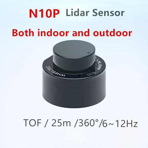 360° TOF anti-glare laser radar support ROS1 and ROS2 LSlidar N10P and N10 Indoor and outdoor waterproof 25m Lidar sensor
