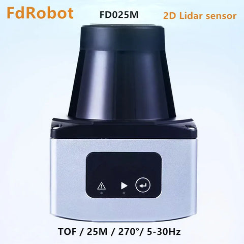 FdRobot FD025M laser radar 25m 5-30Hz Industry-grade 2D LiDAR sensor for mapping and AGV obstacle avoidance Anti glare