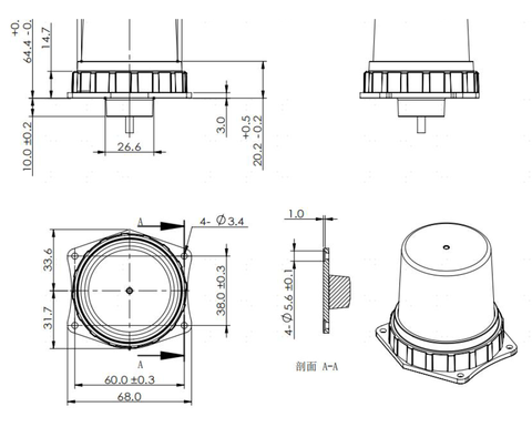 Underwater Green Laser LiDAR——YDLIDAR TW3