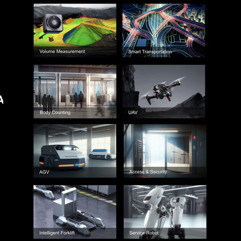 XT-M120 Series 3D ToF LiDAR Solid-State 120 Lines 20m Distance Anti-Strong Light