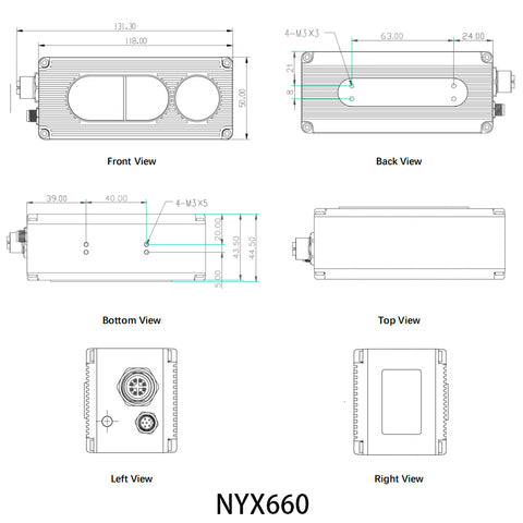 Vzense NYX650 depth sensor for robotics and automation