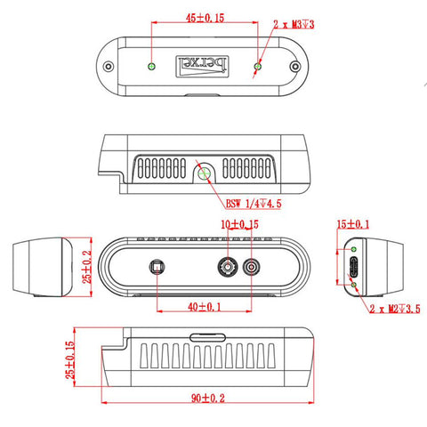 iHawk P100R industrial 3D camera with noise reduction capabilities