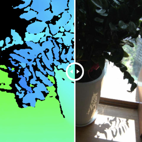 Industrial-grade iHawkP150E camera with structured and polarized light technology