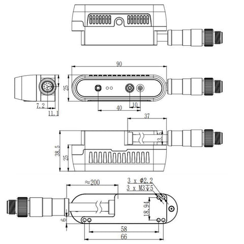 iHawkP150E 3D camera supporting Android, Windows, and Linux platforms