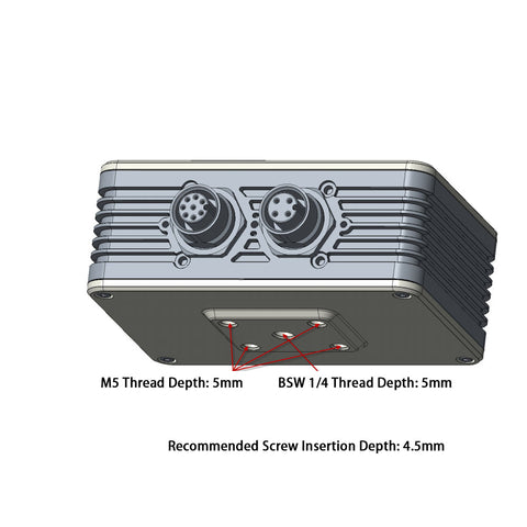 Sub-millimeter depth accuracy with iHawkP100E full-HD camera
